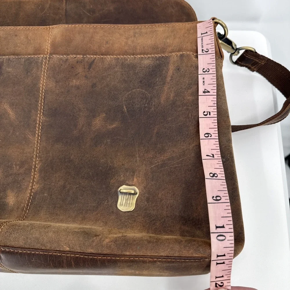 HLC Laptop Bag Leather NEW Vintage Buffalo 16